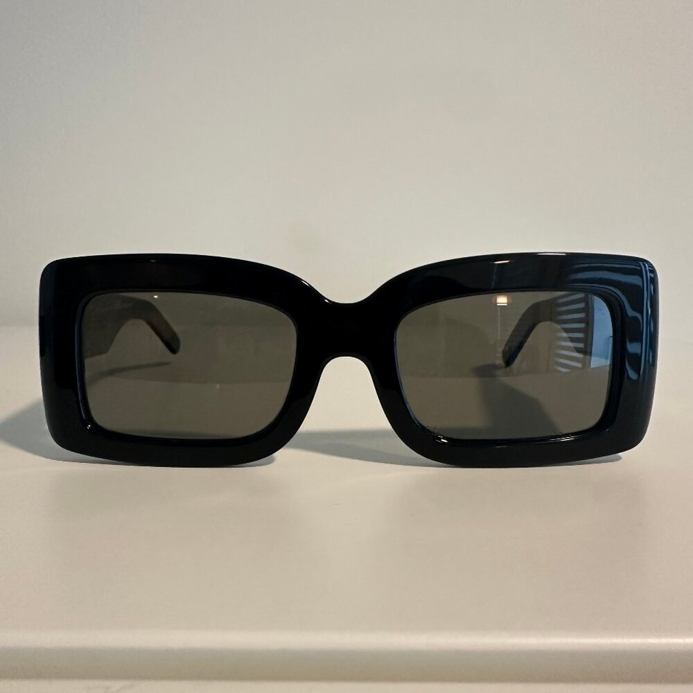 NEW Loro Piana sunglasses black square Spring 2022 polarized RARE Made in Italy